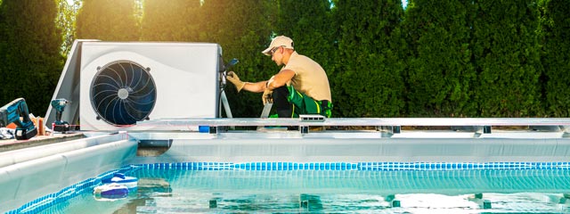 Chauffage de l’eau de piscine pompe à chaleur